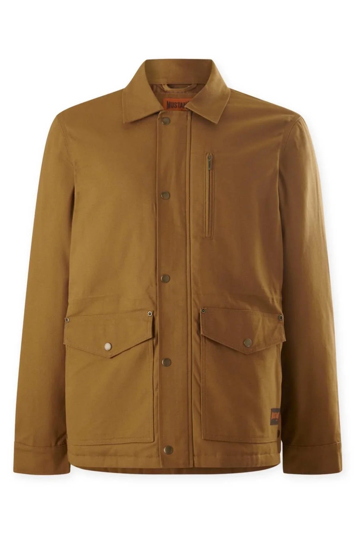 Mustang Signature Y06430 Outback Canvas Jacket-Dark Tan