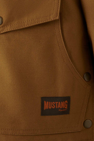 Mustang Signature Y06430 Outback Canvas Jacket-Dark Tan