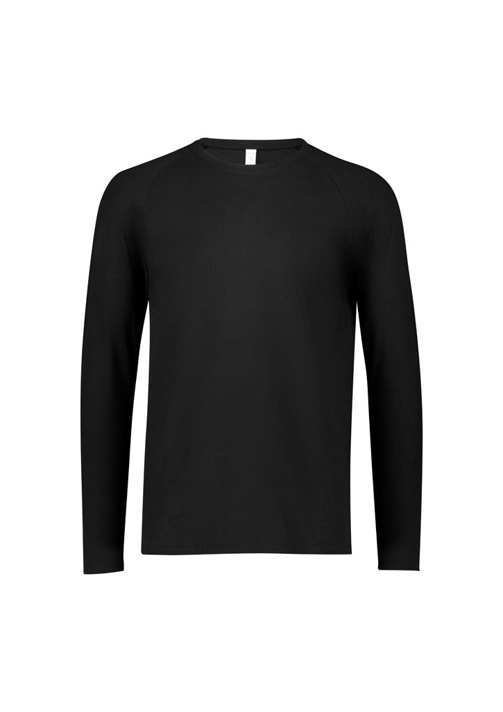 Biz care CT247ML Performance Men's Cotton Long Sleeve Tee