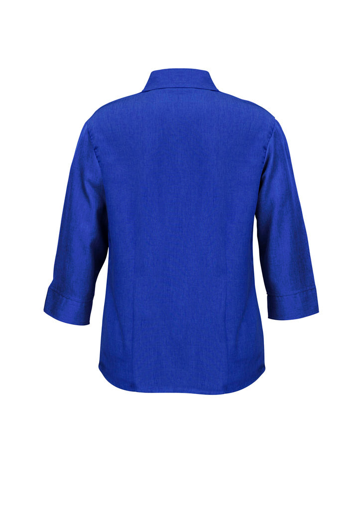 Biz care LB3600 Oasis Ladies Plain 3/4 Sleeve Shirt