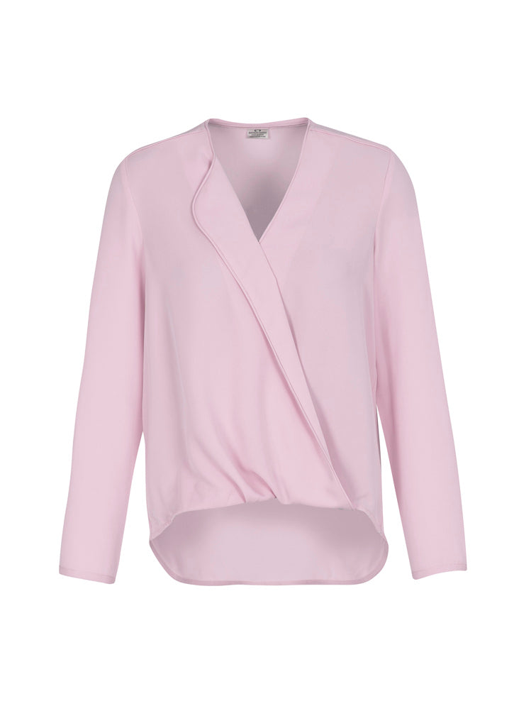 Biz Collection S014LL Lily Ladies Hi-Lo Blouse