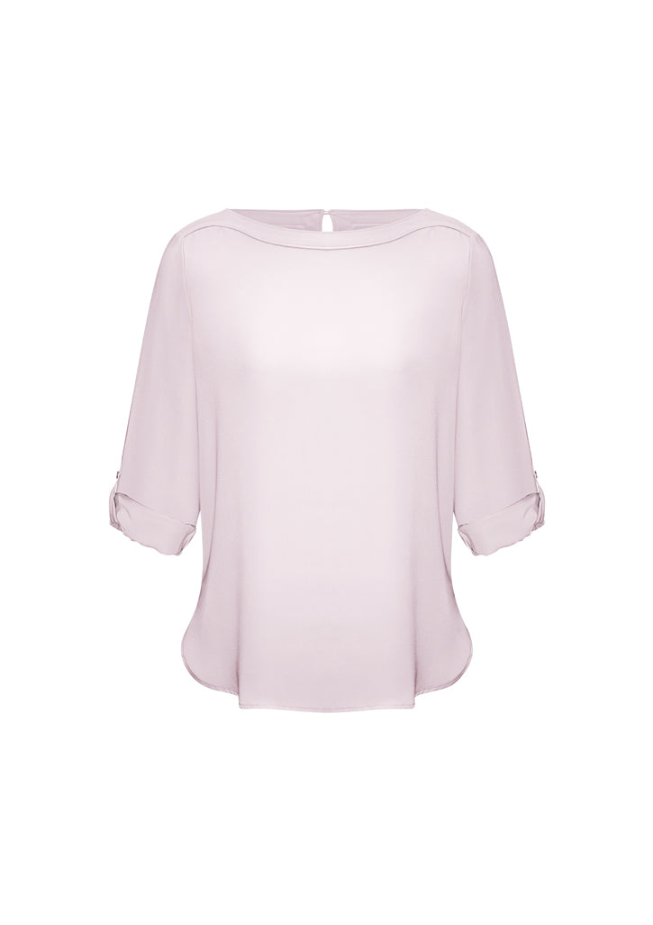 Biz Collection S828LL Ladies Madison Boatneck Blouse