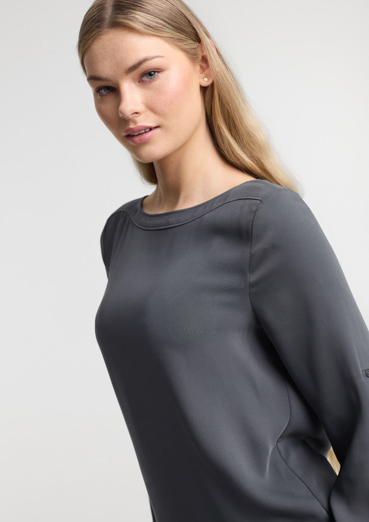Biz Collection S828LL Ladies Madison Boatneck Blouse