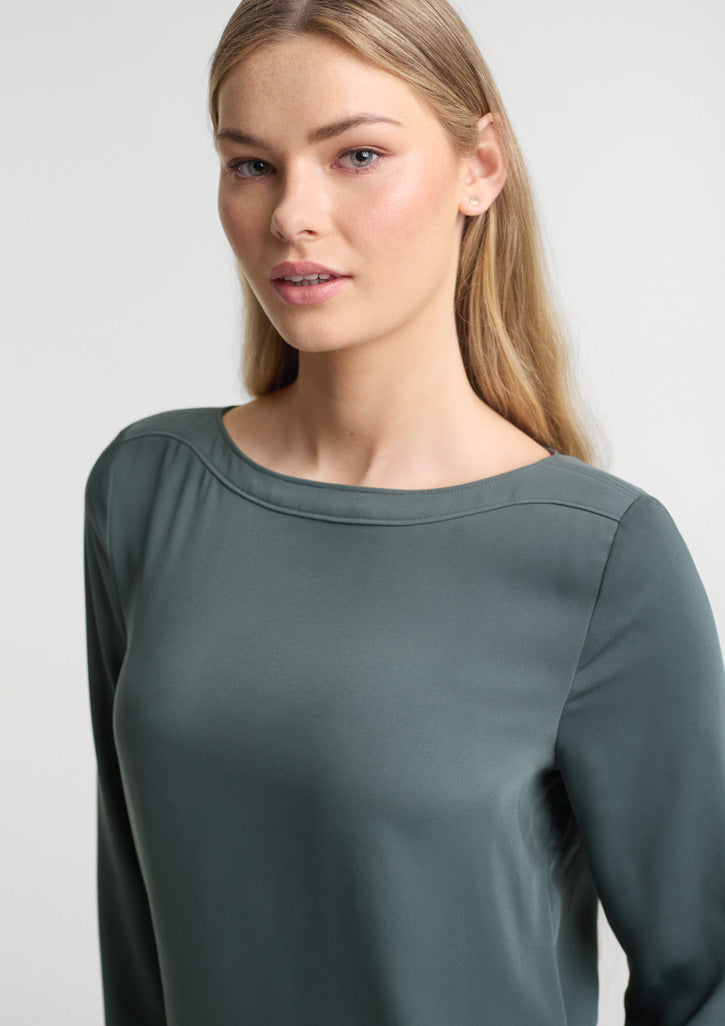 Biz Collection S828LL Ladies Madison Boatneck Blouse