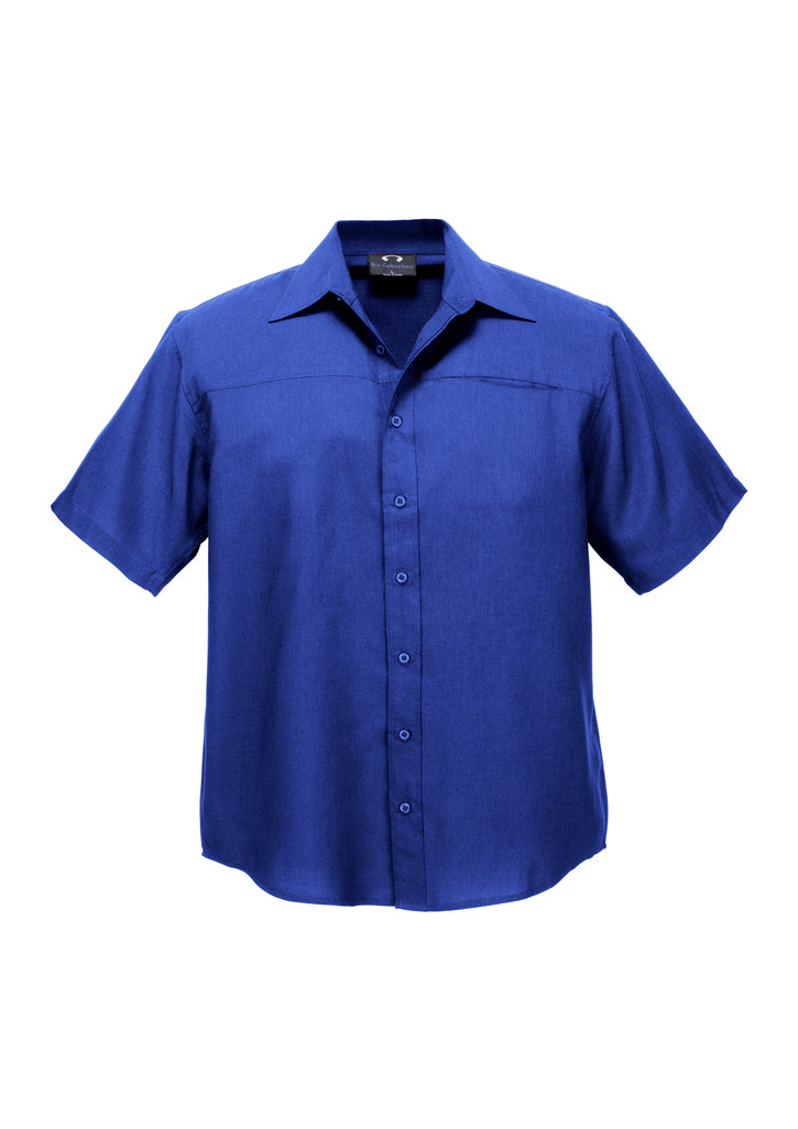 Biz Collection SH3603 Men's Plain Oasis Short Sleeve Shirt