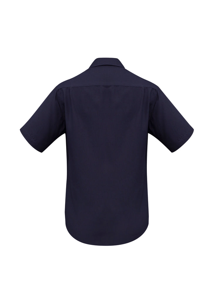 Biz Collection SH3603 Men's Plain Oasis Short Sleeve Shirt
