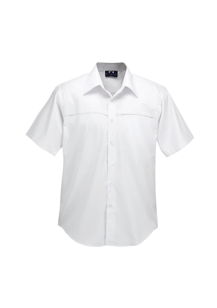 Biz Collection SH3603 Men's Plain Oasis Short Sleeve Shirt