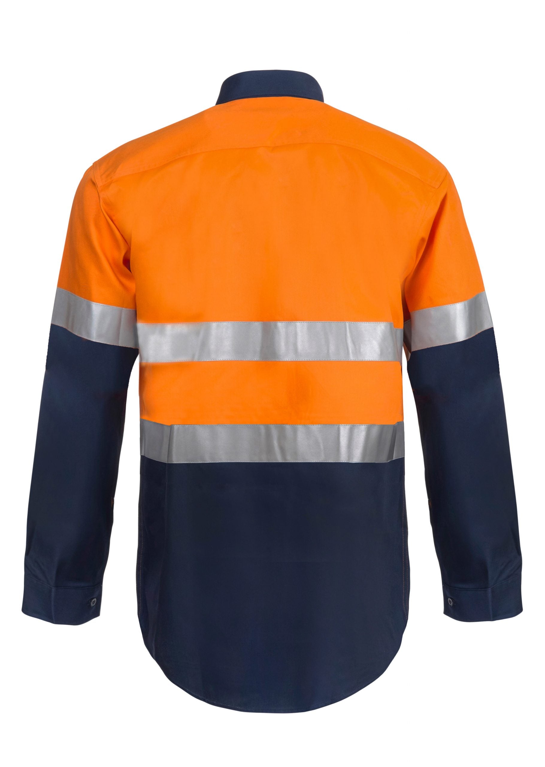 Workcraft WS4000 Hi vis Two Tone L/sleeve Shirt 3m Tape