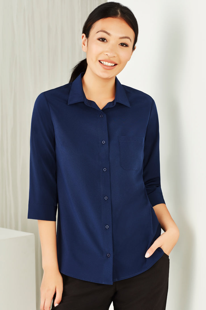 Biz care CS951LT Florence Women's 3/4 Sleeve Shirt