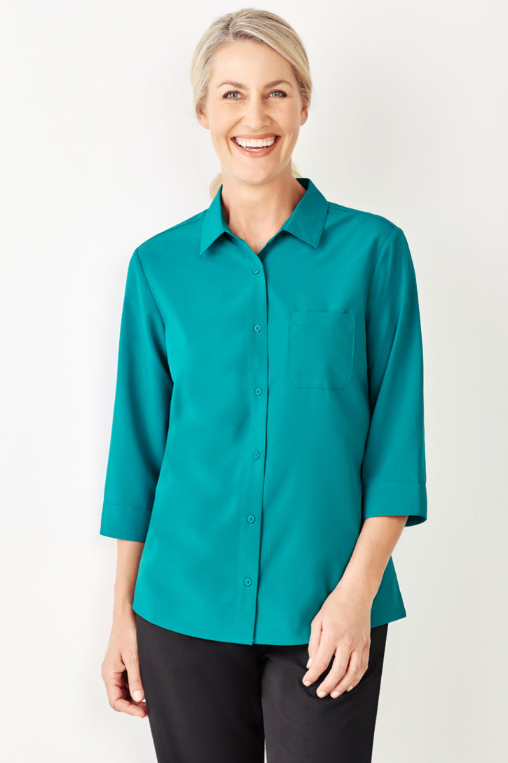 Biz care CS951LT Florence Women's 3/4 Sleeve Shirt