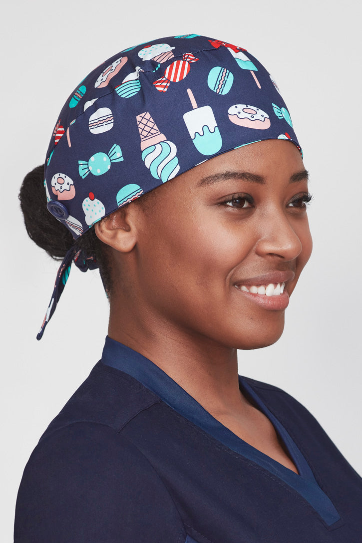 Biz care CSC245U Unisex Printed Scrub Cap