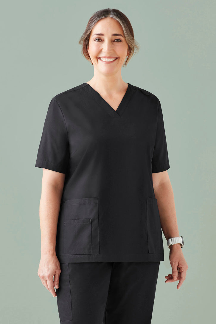 Biz care CST141LS Tokyo Women's V-Neck Scrub Top