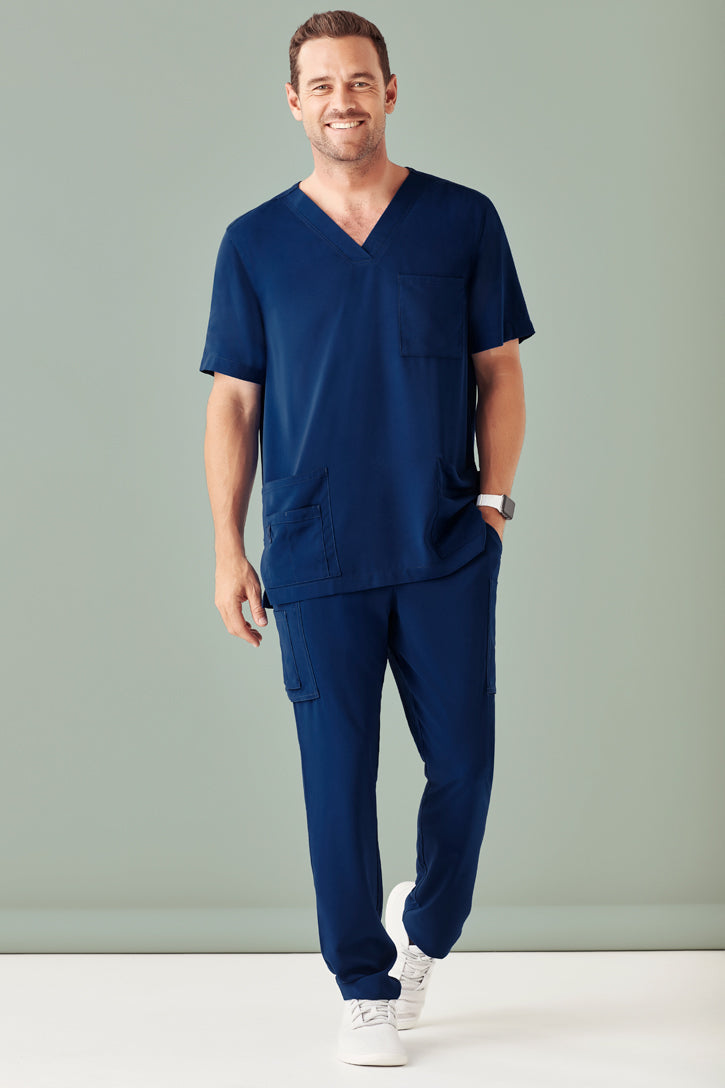 Biz care CST945MS Avery Men's V-Neck Scrub Top