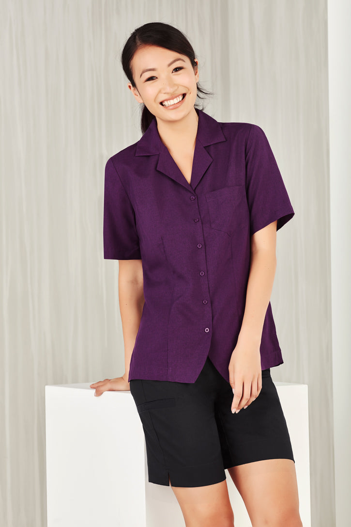 Biz care S265LS Oasis Ladies Plain Over blouse