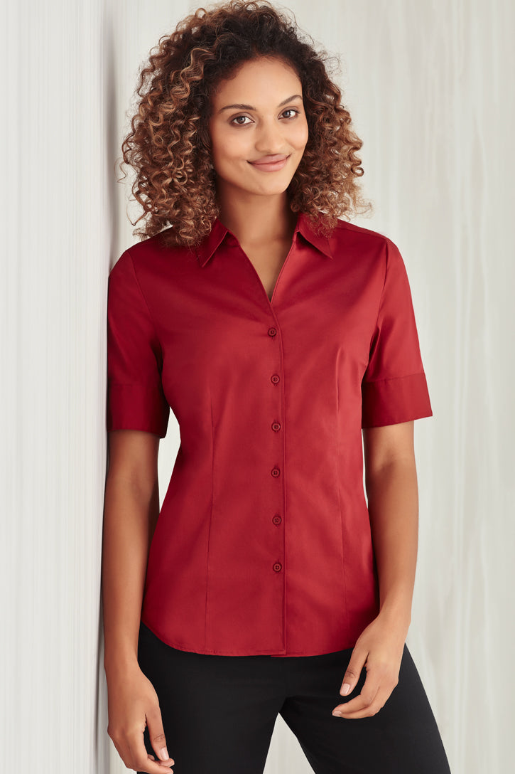 Biz care S770LS Monaco Ladies Short Sleeve Shirt