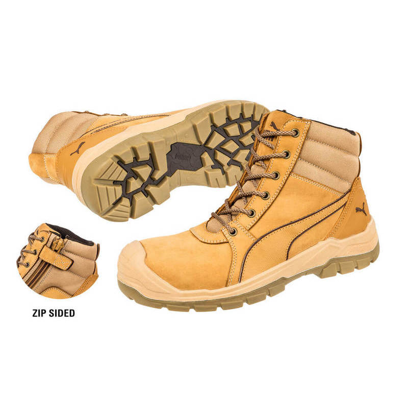 Puma 630787 Tornado Wheat Unisex Composite Safety Boot