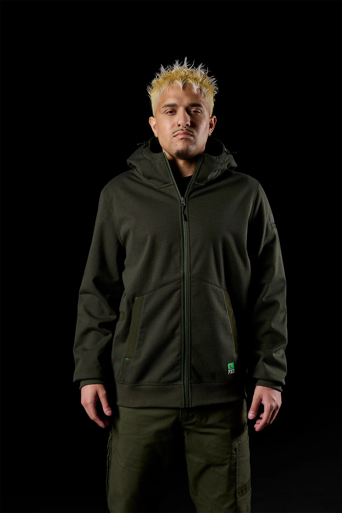 FXD WF-3 Bonded 3-layer Membrane Fleece Zip Hoodie