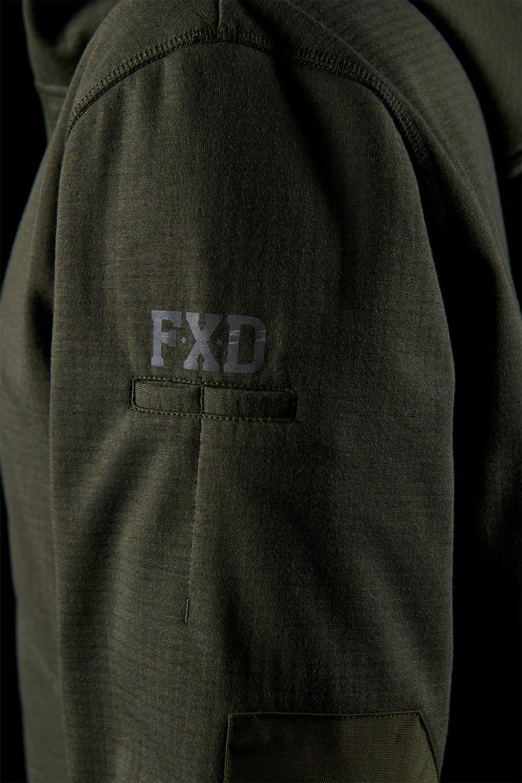 FXD WF-3 Bonded 3-layer Membrane Fleece Zip Hoodie