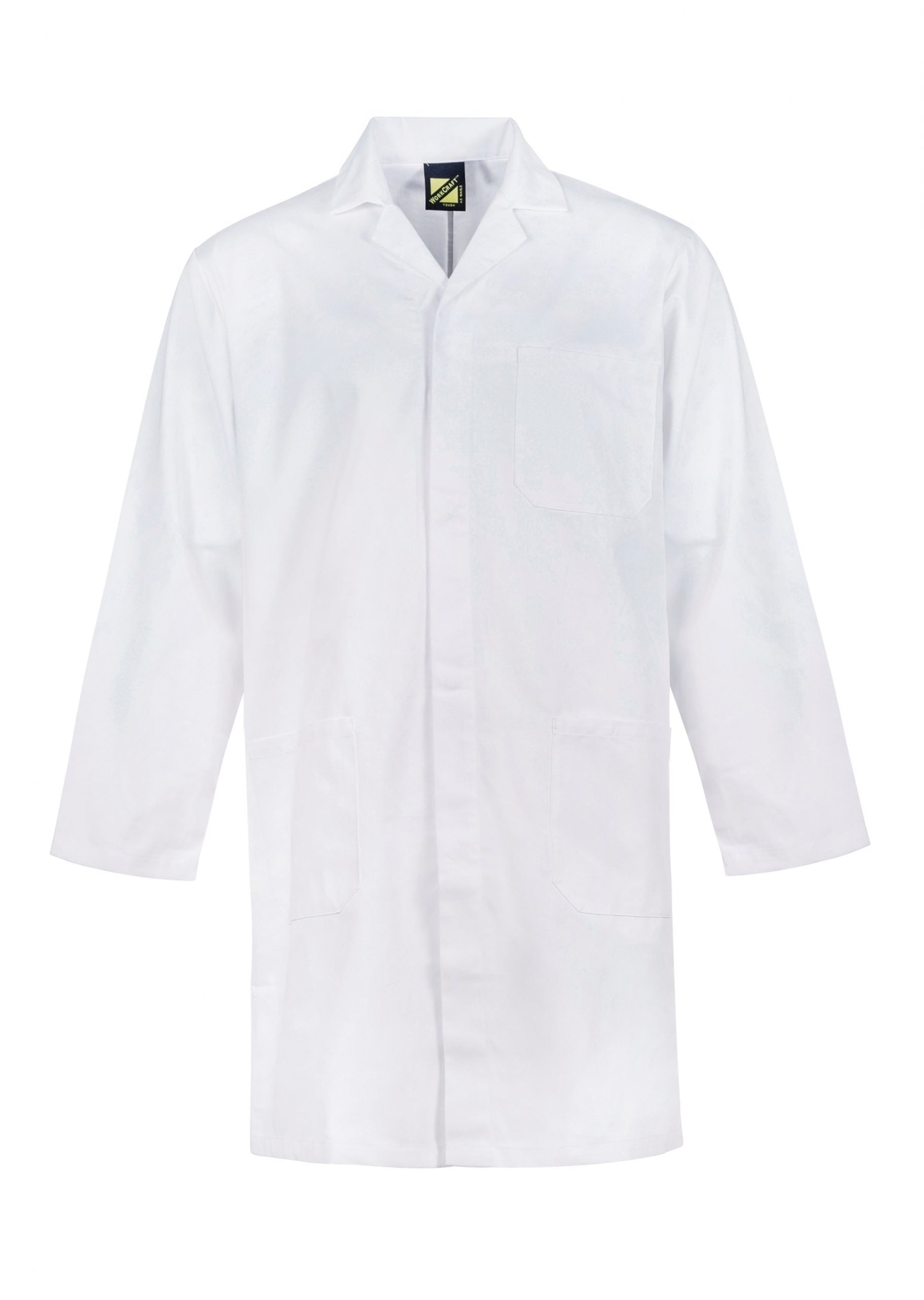 Workcraft WJ057 Dustcoat With Patch Pockets L/sleeve