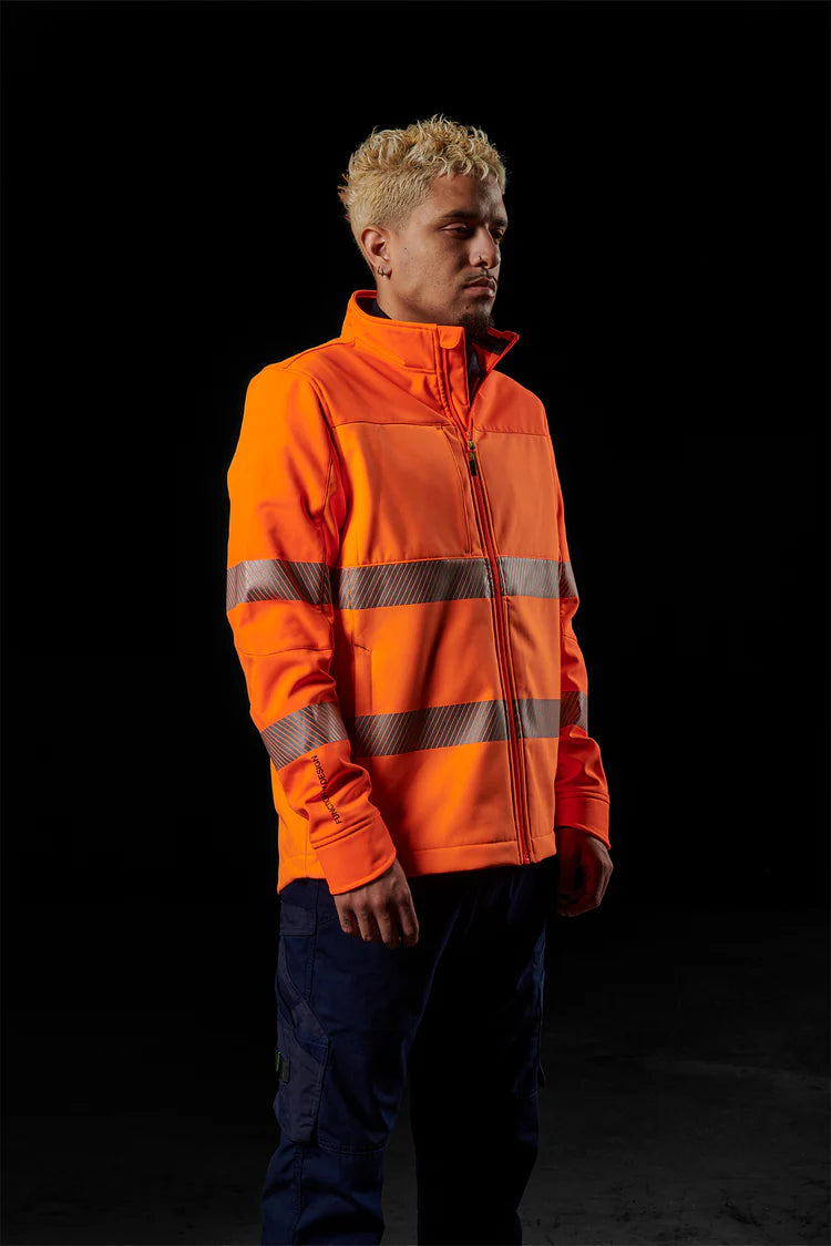 FXD WO-3T Hi-vis Taped Soft Shell Work Jacket