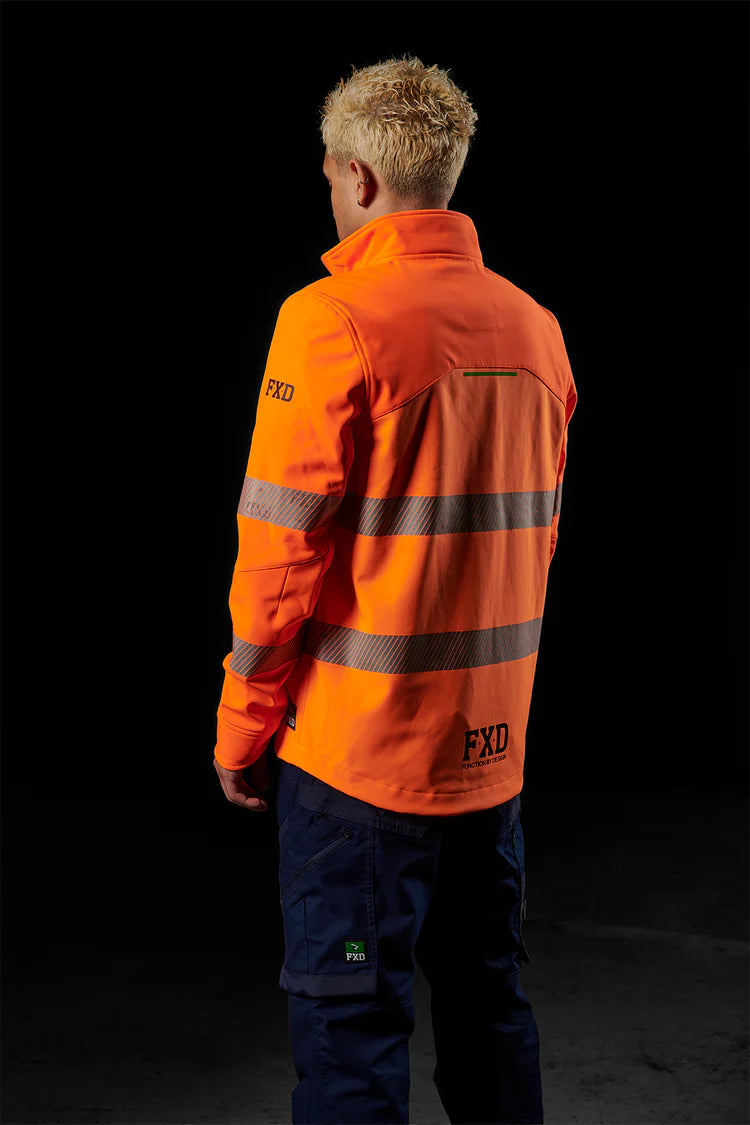 FXD WO-3T Hi-vis Taped Soft Shell Work Jacket