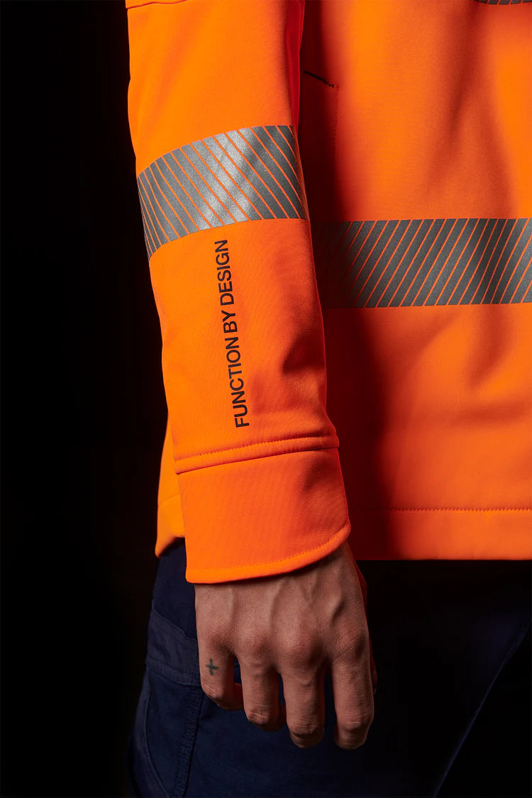 FXD WO-3T Hi-vis Taped Soft Shell Work Jacket