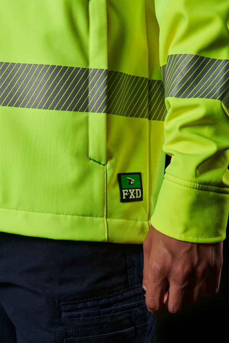 FXD WO-3T Hi-vis Taped Soft Shell Work Jacket