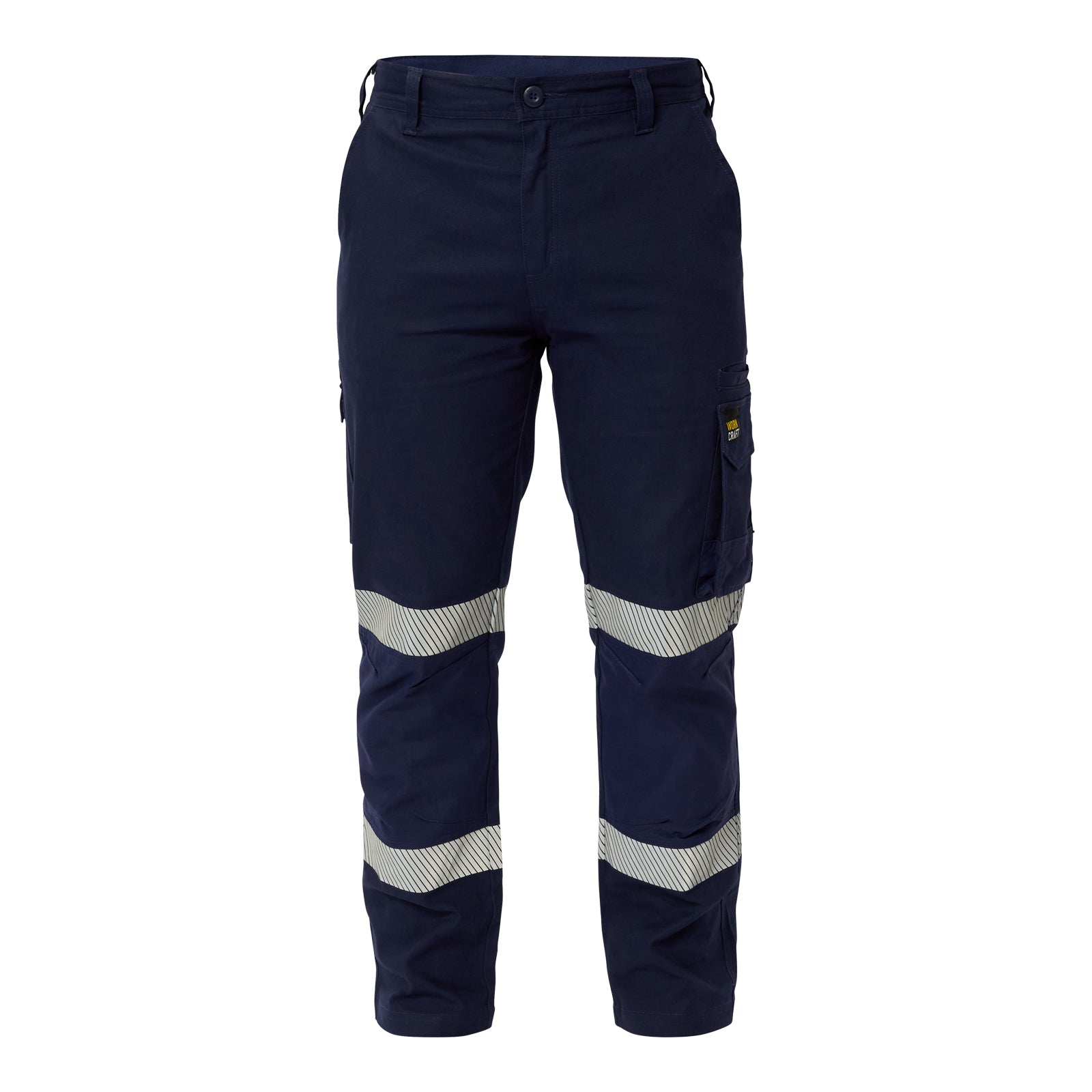 Workcraft WP4019 Stretch Cargo Pants With Segmented Tape-Navy