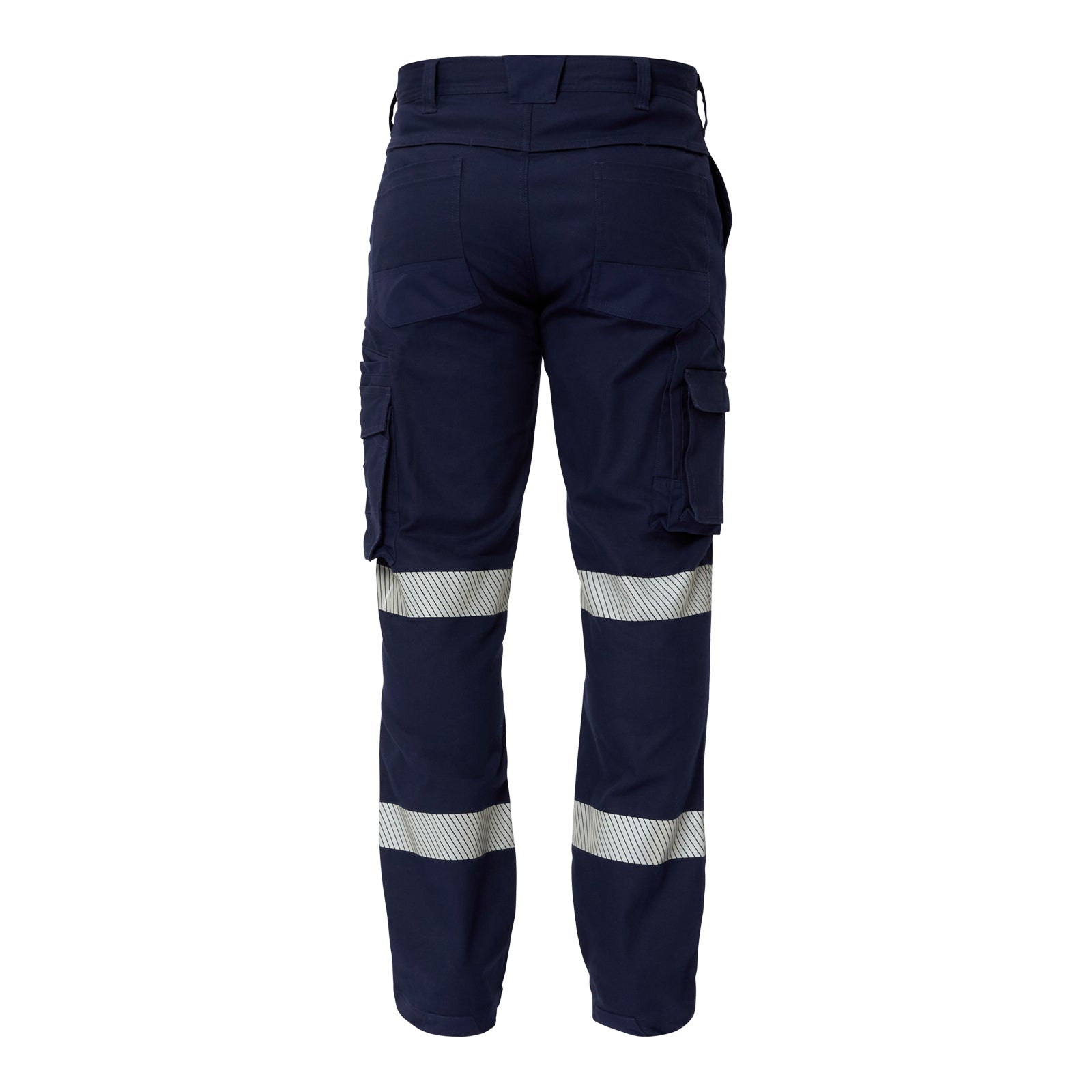 Workcraft WP4019 Stretch Cargo Pants With Segmented Tape-Navy