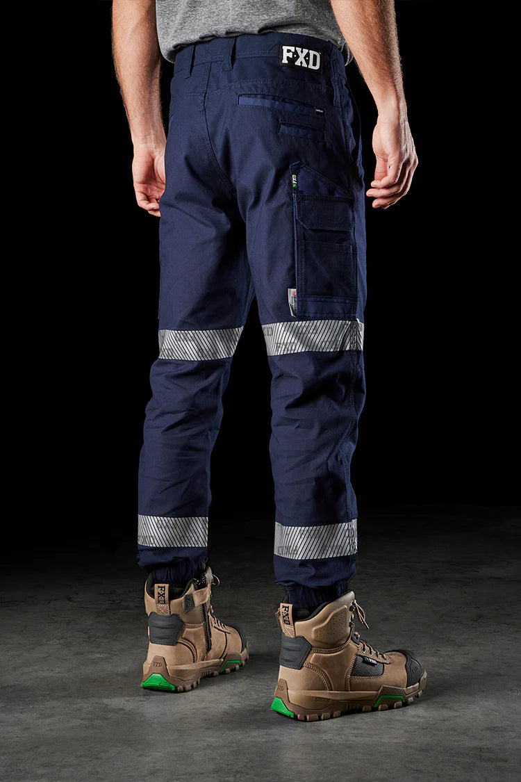FXD WP-4T Reflective Cuffed Work Pants - Navy
