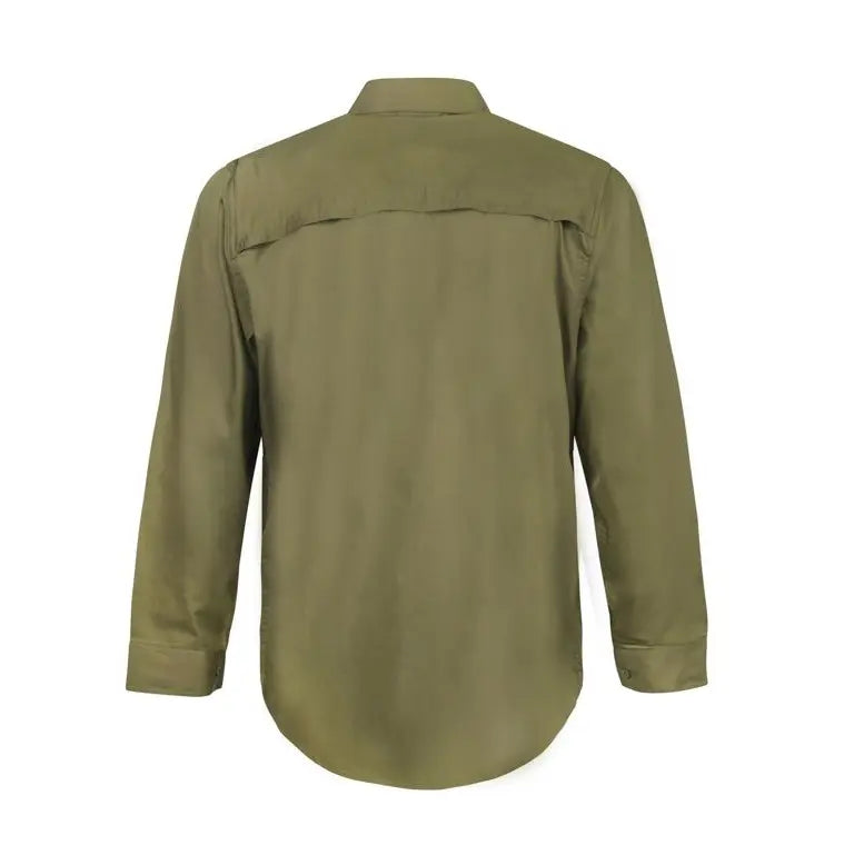 Workcraft WS4011 Lightweight L/S Vented Cotton Drill Shirt