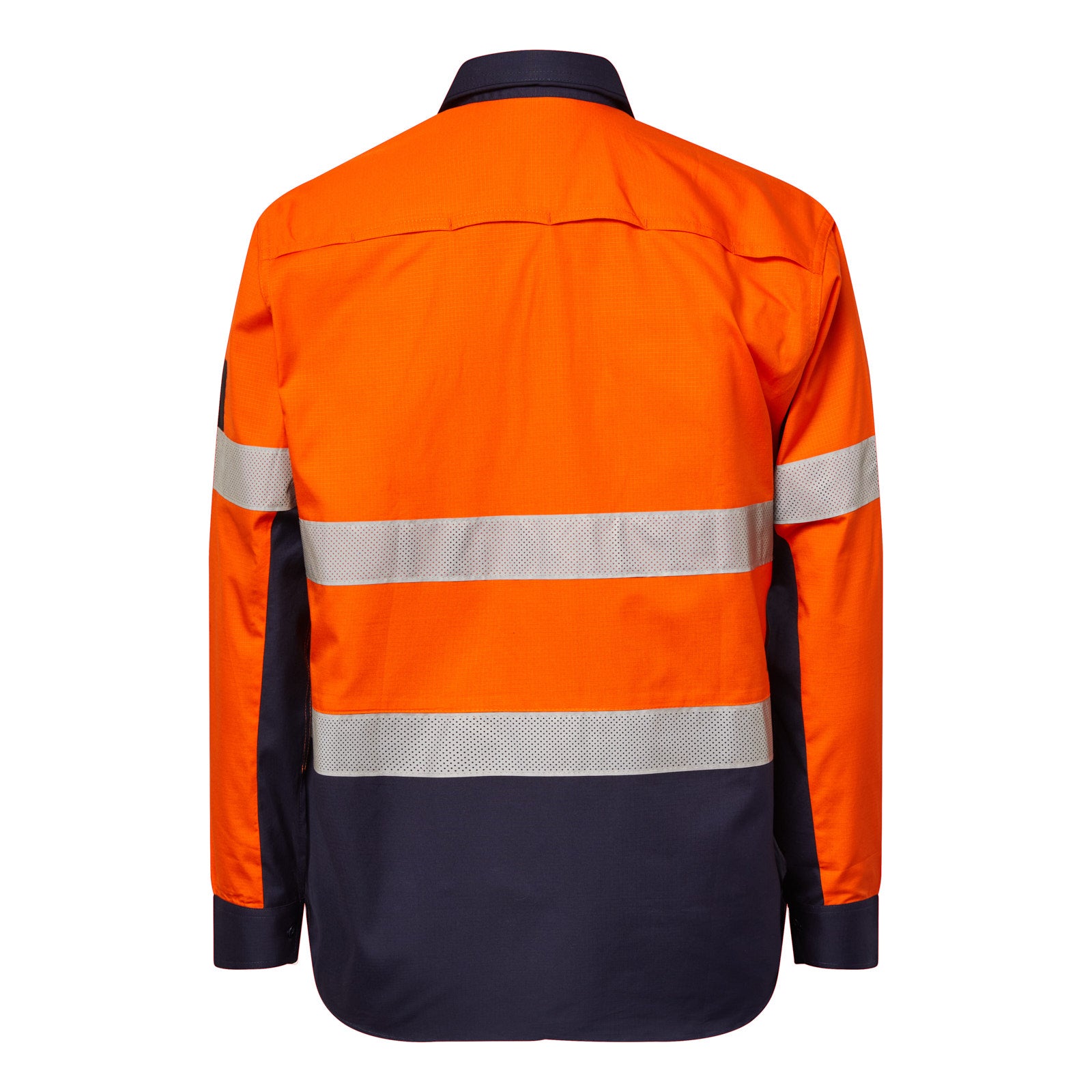 Workcraft WS6068 Hi vis Long Sleeve Vented Reflective Ripstop Shirt