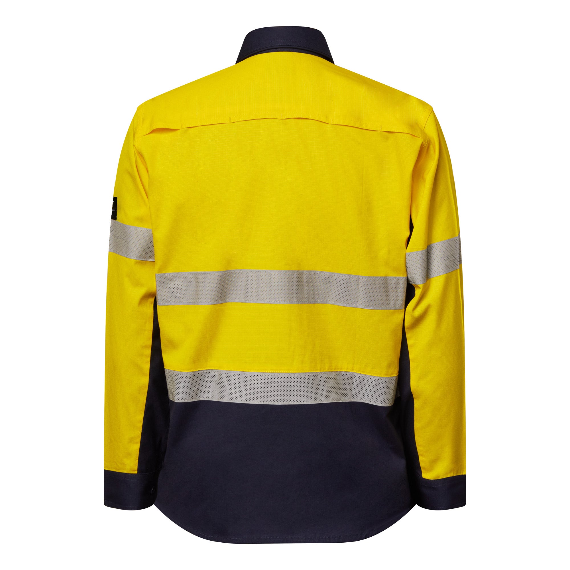 Workcraft WS6068 Hi vis Long Sleeve Vented Reflective Ripstop Shirt