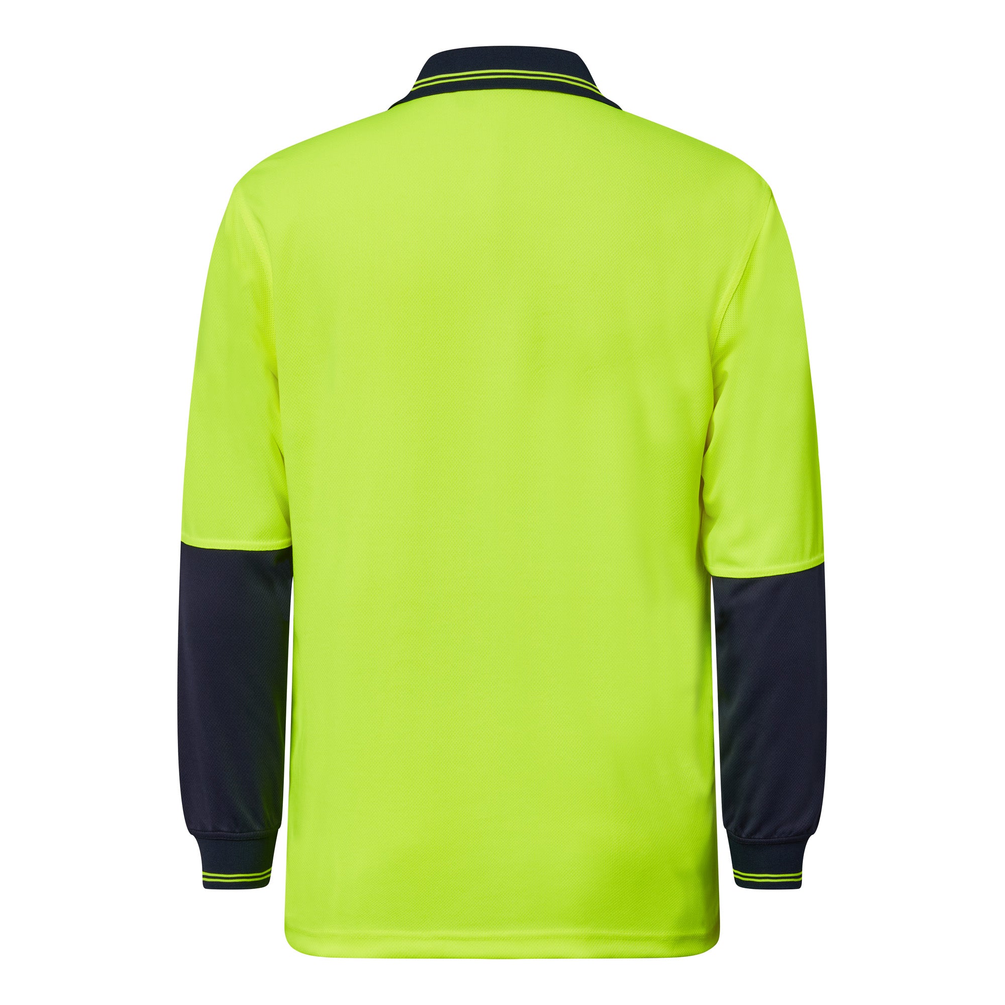 Workcraft WSP202 Hi vis 2 Tone L/sleeve Polo With Pocket