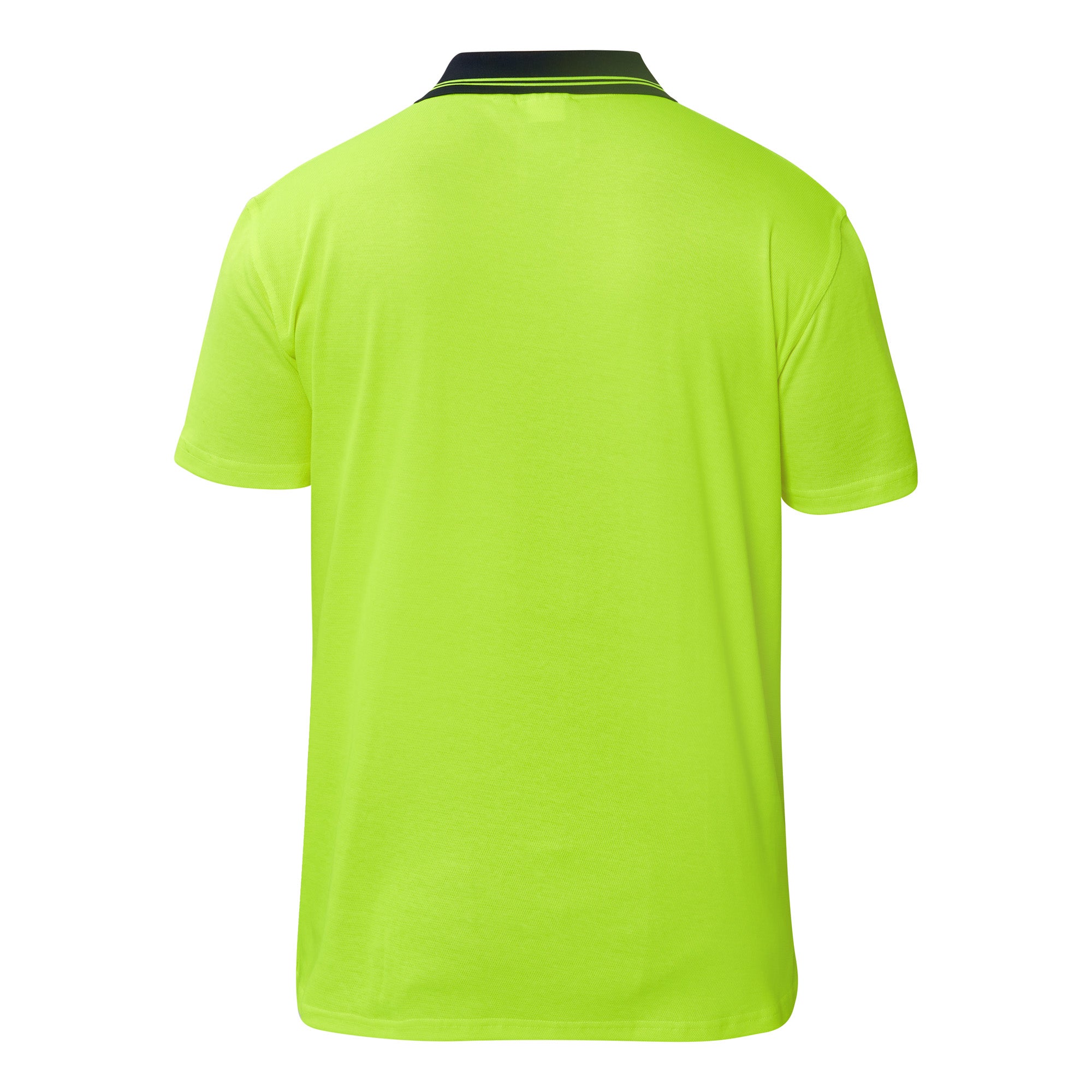 Workcraft WSP401 Hi vis Two Tone Short Sleeve Cotton Back Polo With Pocket