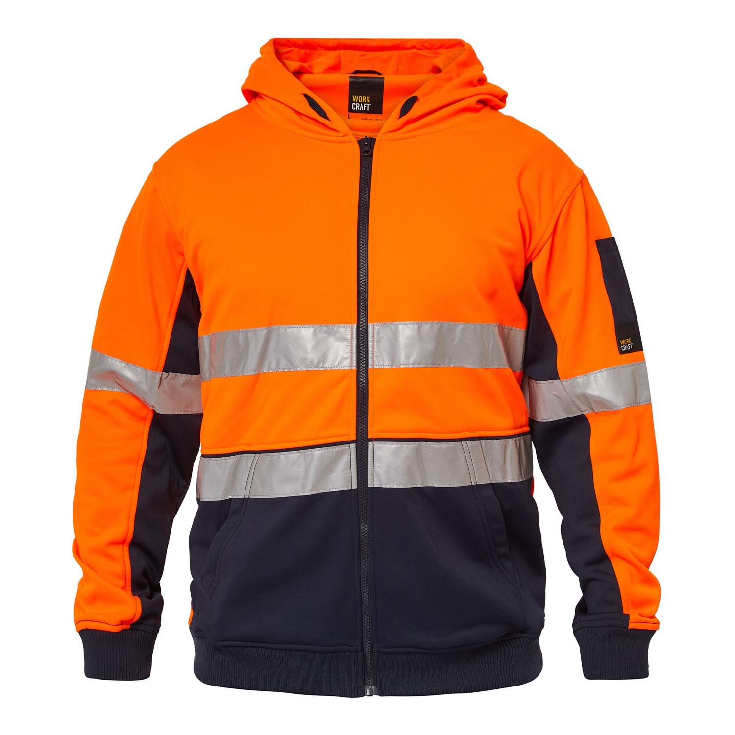 Workcraft WT8011 Peak Hi-vis Hoodie With CSR Tape