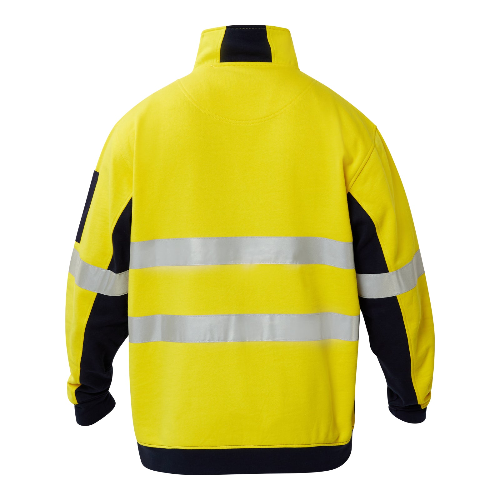 Workcraft WT8018 Hi vis Half Zip Cotton Reflective Pullover