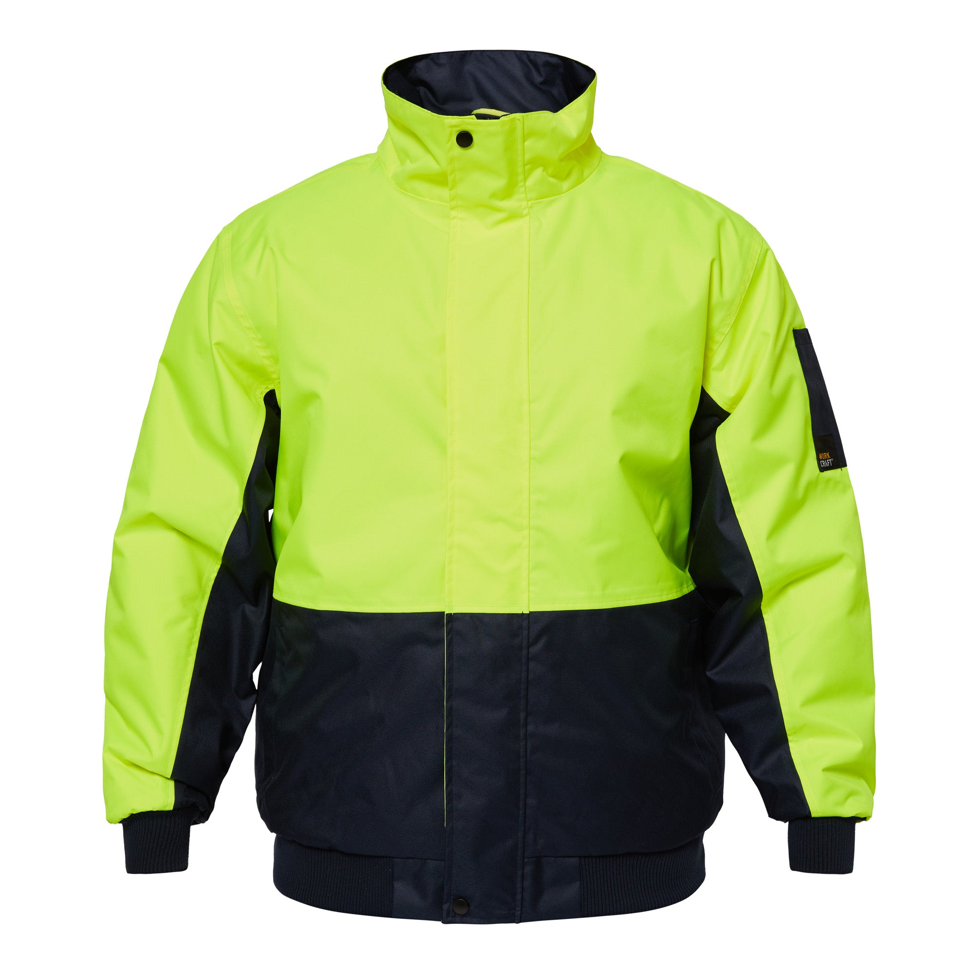 Workcraft WW9012 Thunder Hi vis Modern Bomber Jacket