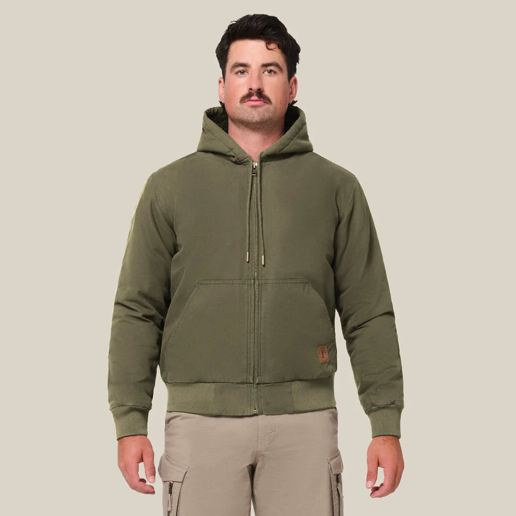 Hard Yakka Y06124 Heritage Canvas Bomber Jacket