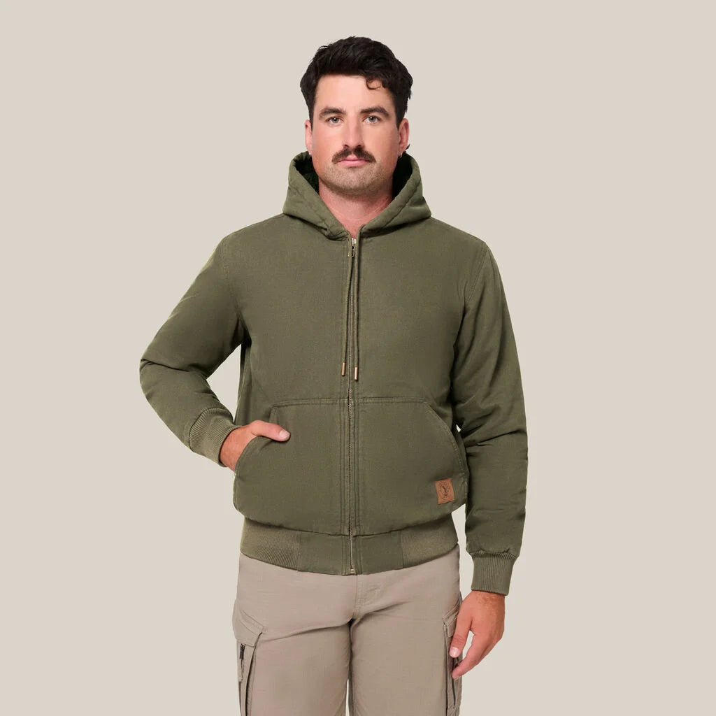 Hard Yakka Y06124 Heritage Canvas Bomber Jacket