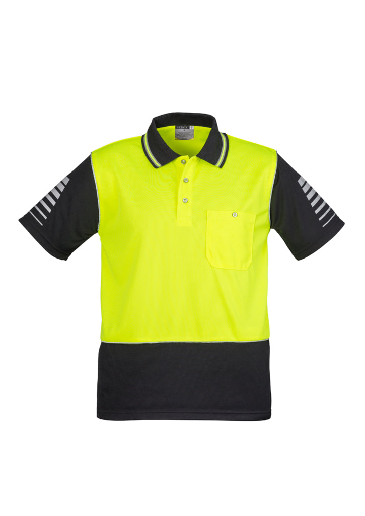 Syzmik ZH236 Men's Hi-Vis Zone S/S Polo