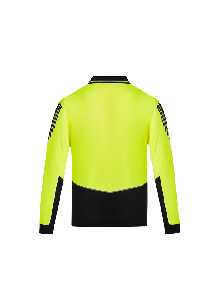 Syzmik ZH310 Men's Hi Vis Flux L/S Polo