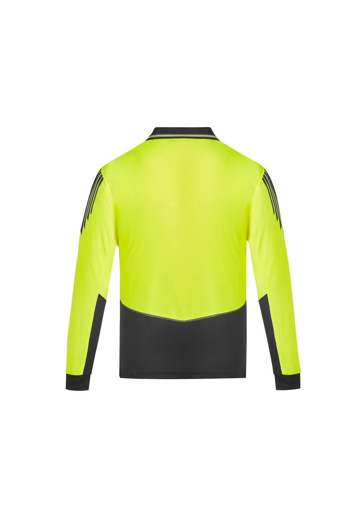 Syzmik ZH310 Men's Hi Vis Flux L/S Polo