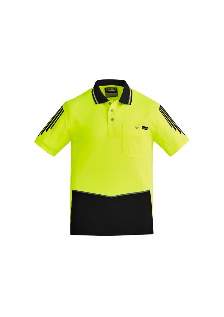 Syzmik ZH310 Men's Hi Vis Flux L/S Polo