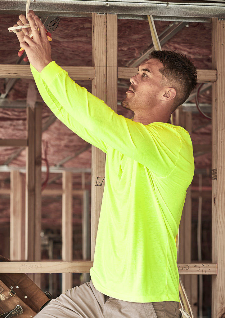 Syzmik ZH390 Men's Hi Vis Long Sleeve Tee