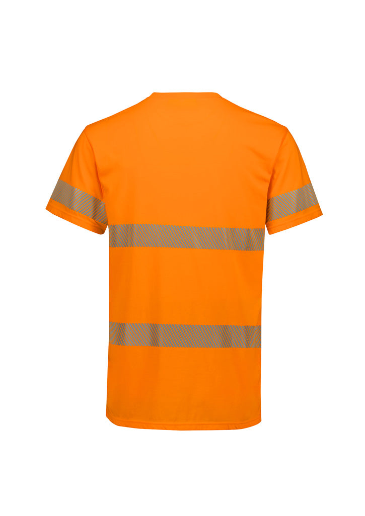 Syzmik ZH510 Men's Hi Vis Segmented Tape Cotton Tee Shirt