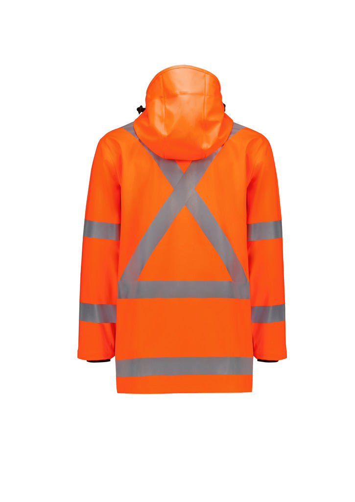 Syzmik ZJ620 Men's Hi Vis X Back Heavy Duty Waterproof Jacket-Orange