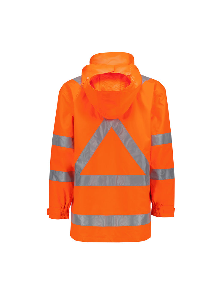 Syzmik ZJ657 Men's Hi Vis X Back Ultra-lite Waterproof Jacket-Orange