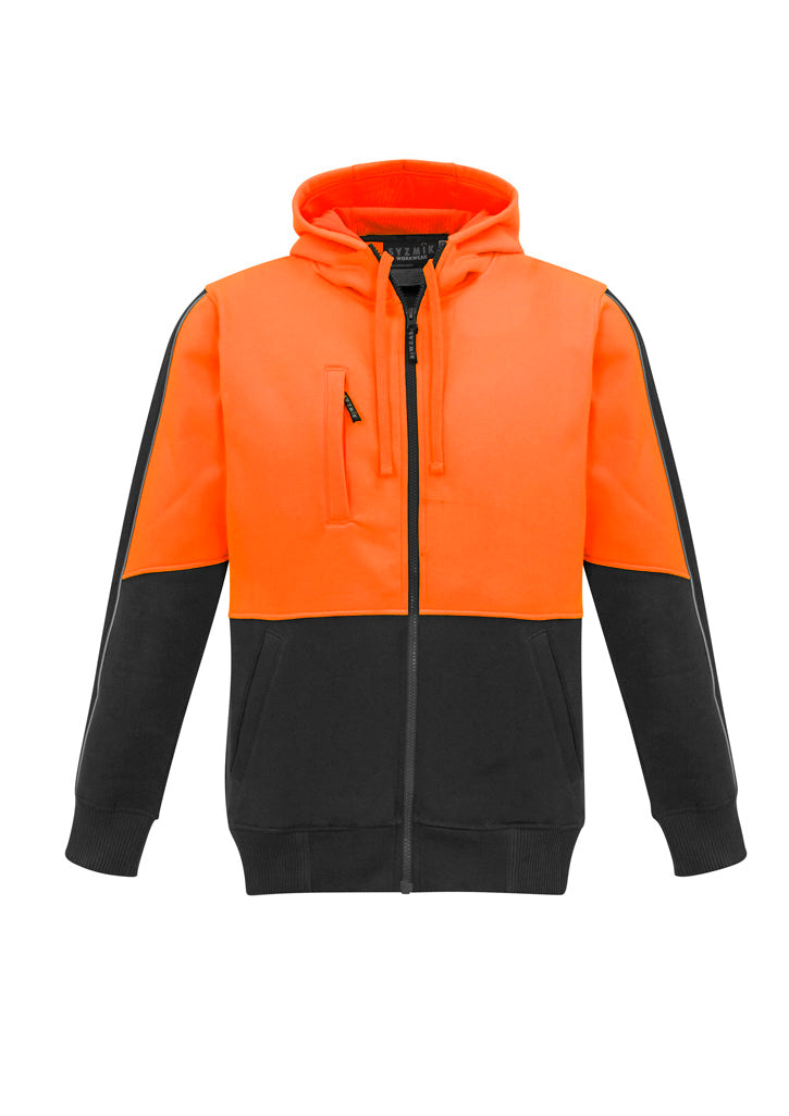 Syzmik ZT485 Unisex Hi Vis Full Zip Hoodie