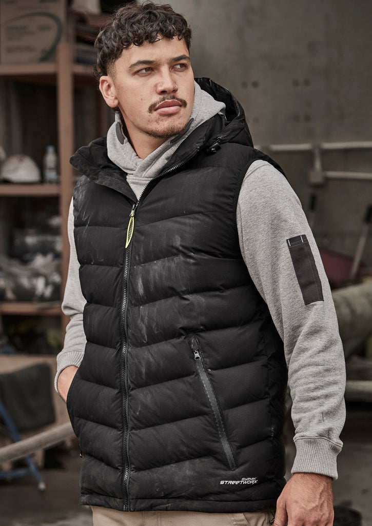 Syzmik ZV245  Unisex Streetworx Hooded Puffer Vest